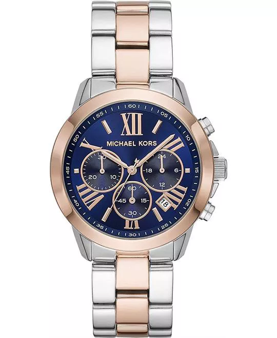 Michael Kors Bradshaw Two-Tone Blue Watch 40mm