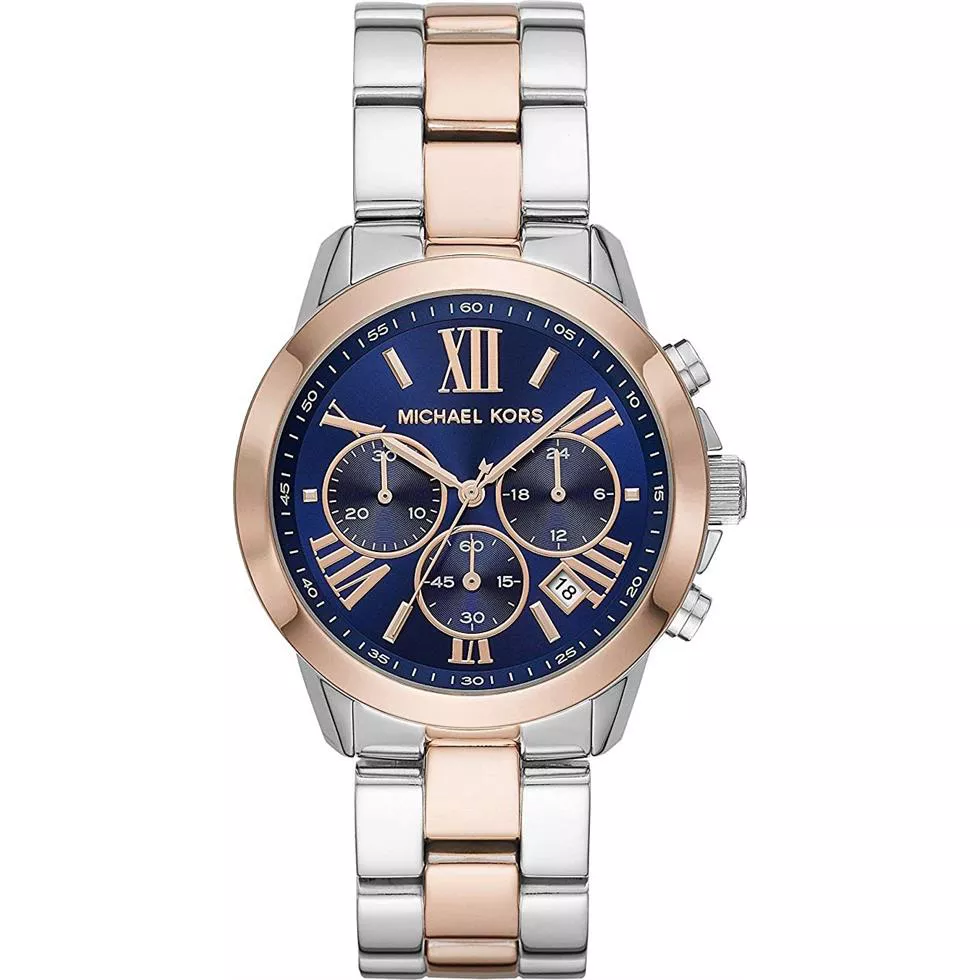 Michael Kors Bradshaw Two-Tone Blue Watch 40mm