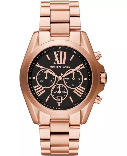 Michael Kors Bradshaw Rose Gold Watch 43mm