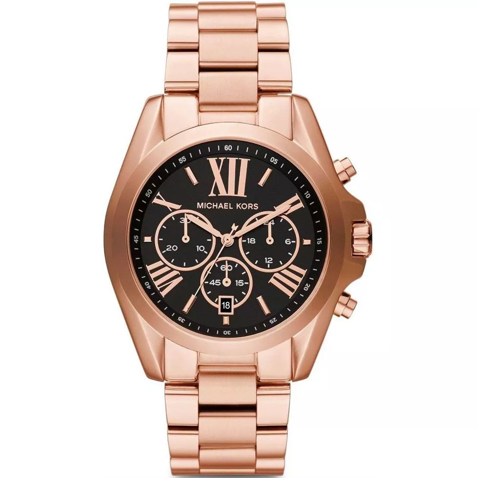 Michael Kors Bradshaw Rose Gold Watch 43mm