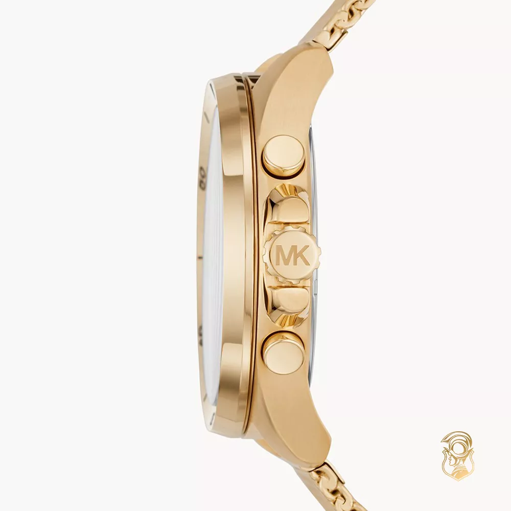 Michael Kors Brecken Gold Tone Watch 45mm