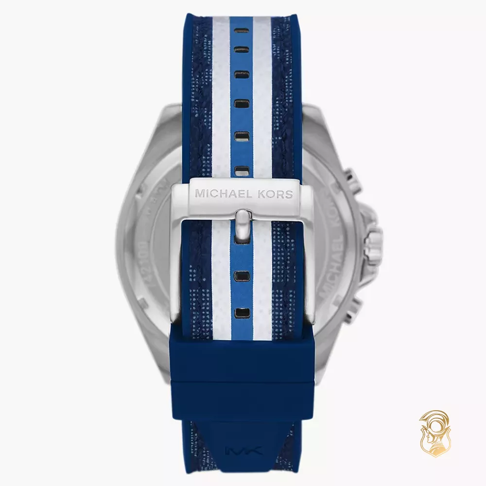 Michael Kors Brecken Logo Stripe Watch 45mm