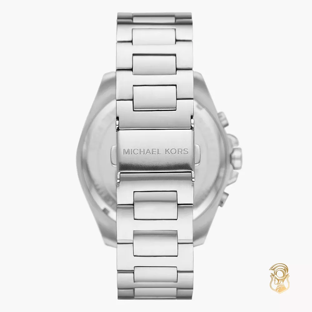 Michael Kors Brecken Silver Tone Watch 45mm