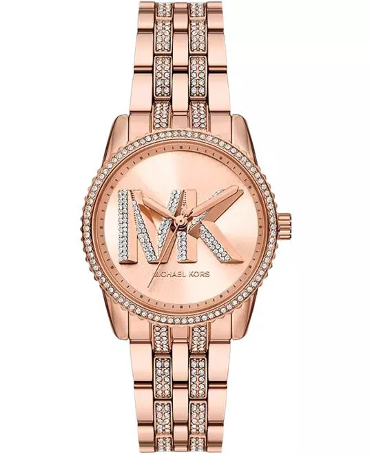 Michael Kors Bryant Three-Hand Rose Gold-Tone Watch 35mm