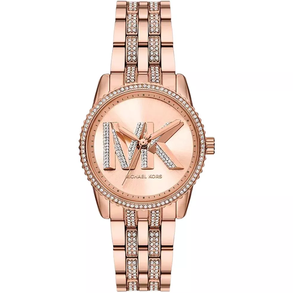 Michael Kors Bryant Three-Hand Rose Gold-Tone Watch 35mm