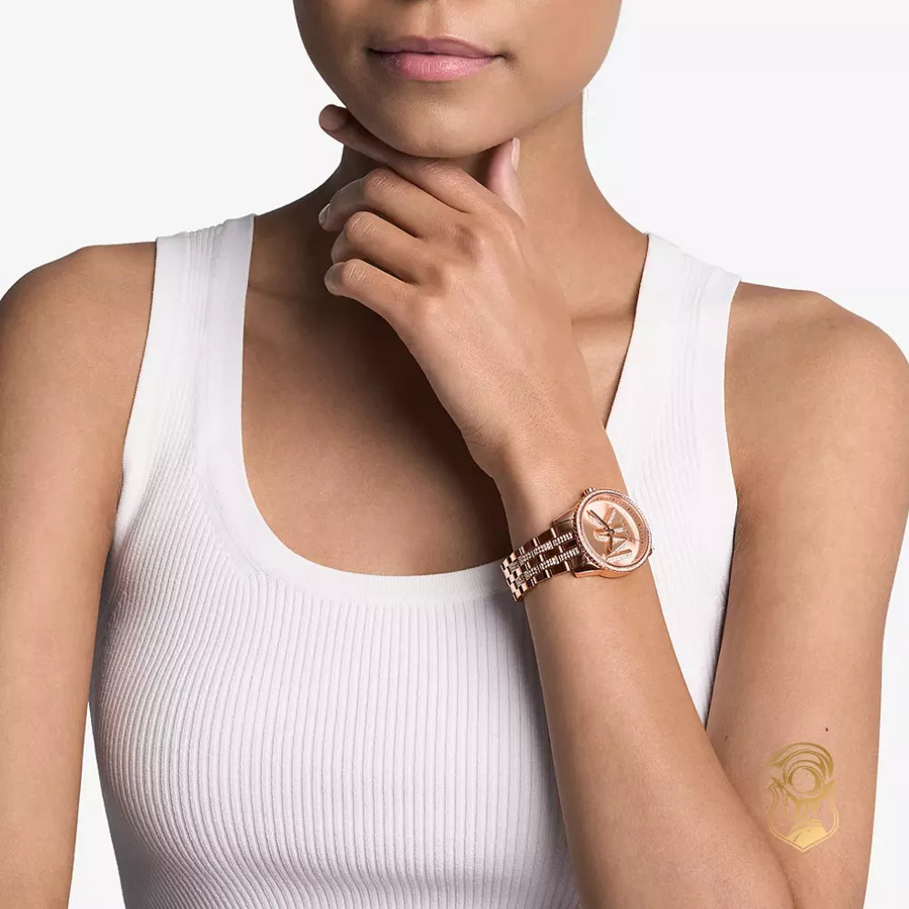 Michael Kors Bryant Three-Hand Rose Gold-Tone Watch 35mm