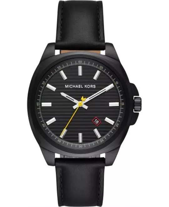 Michael Kors Bryson Three-Hand Black Watch 42mm