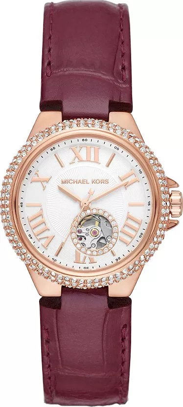 MSP: 101382 Michael Kors Camille Automatic Berry Watch 33mm 10,238,000