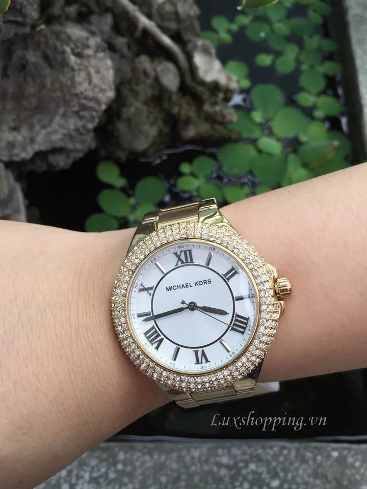 Michael Kors Camille Gold Tone Watch 38mm