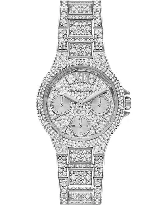 Michael Kors Camille Silver Tone Watch 33mm