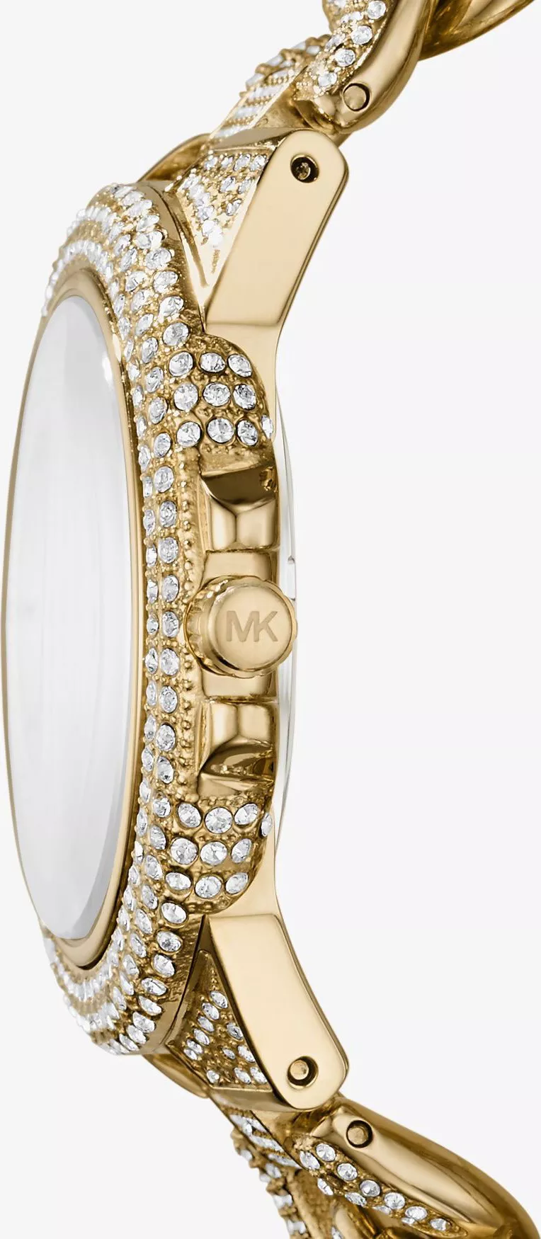 Michael Kors Camille Pavé Gold-Tone Watch 43mm