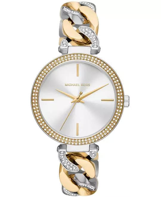 Michael Kors Catelyn Two Tone Chain Watch 