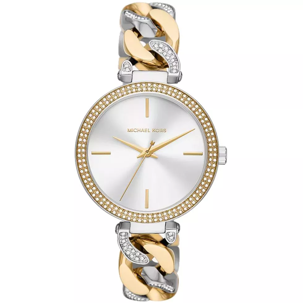 Michael Kors Catelyn Two Tone Chain Watch 