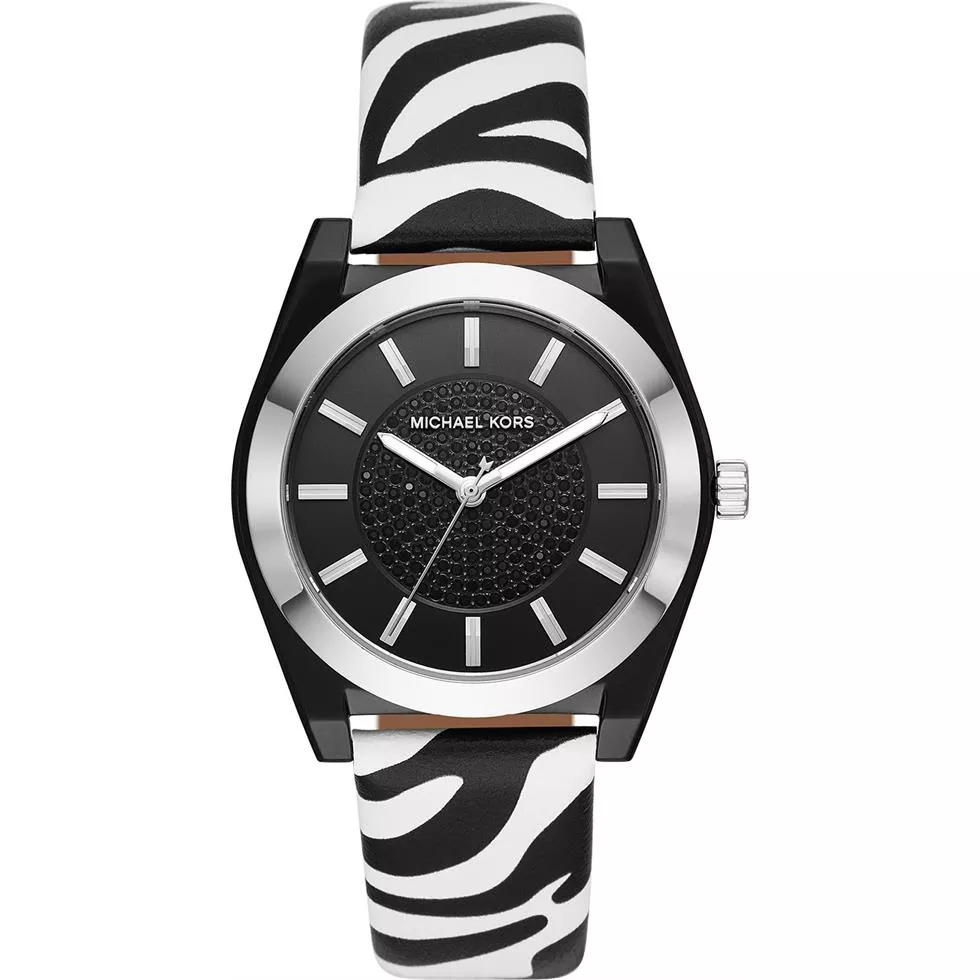 Michael Kors Channing Zebra Print Watch 40mm