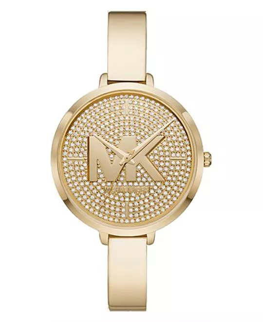 Michael Kors Charley Gold Tone Pavé Watch 38mm