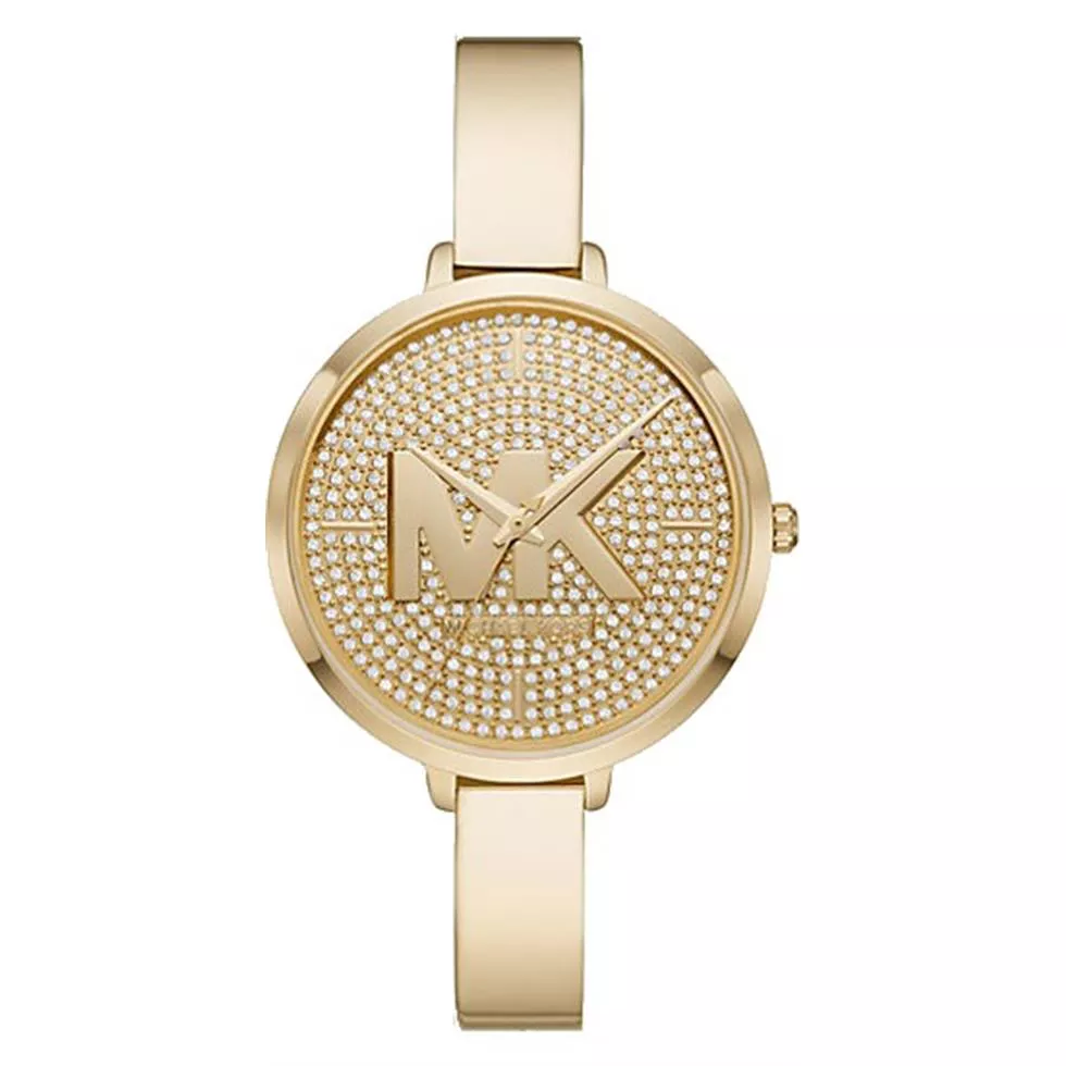 Michael Kors Charley Gold Tone Pavé Watch 38mm