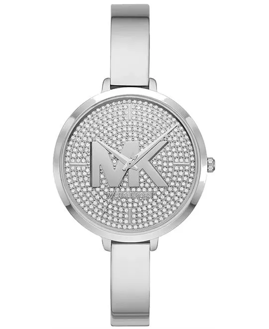 Michael Kors Charly Silver Tone Alloy Watch 38mm