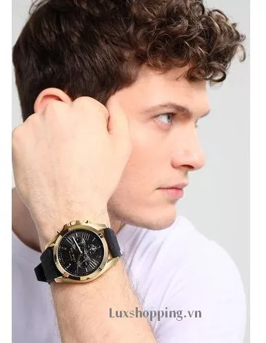 Michael Kors Bradshaw Silicone Watch 43mm 