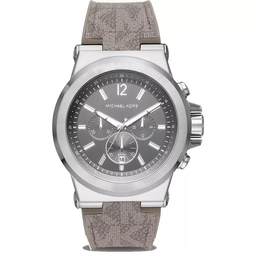 Michael Kors Chronograph Pearl Gray Watch 48MM