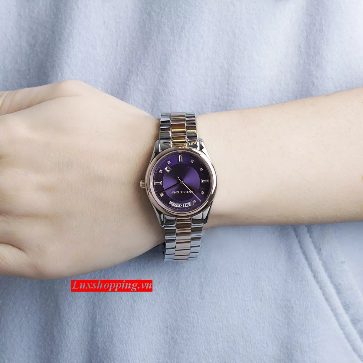 Michael Kors Colette Purple Dial Women's Watch 34mm 