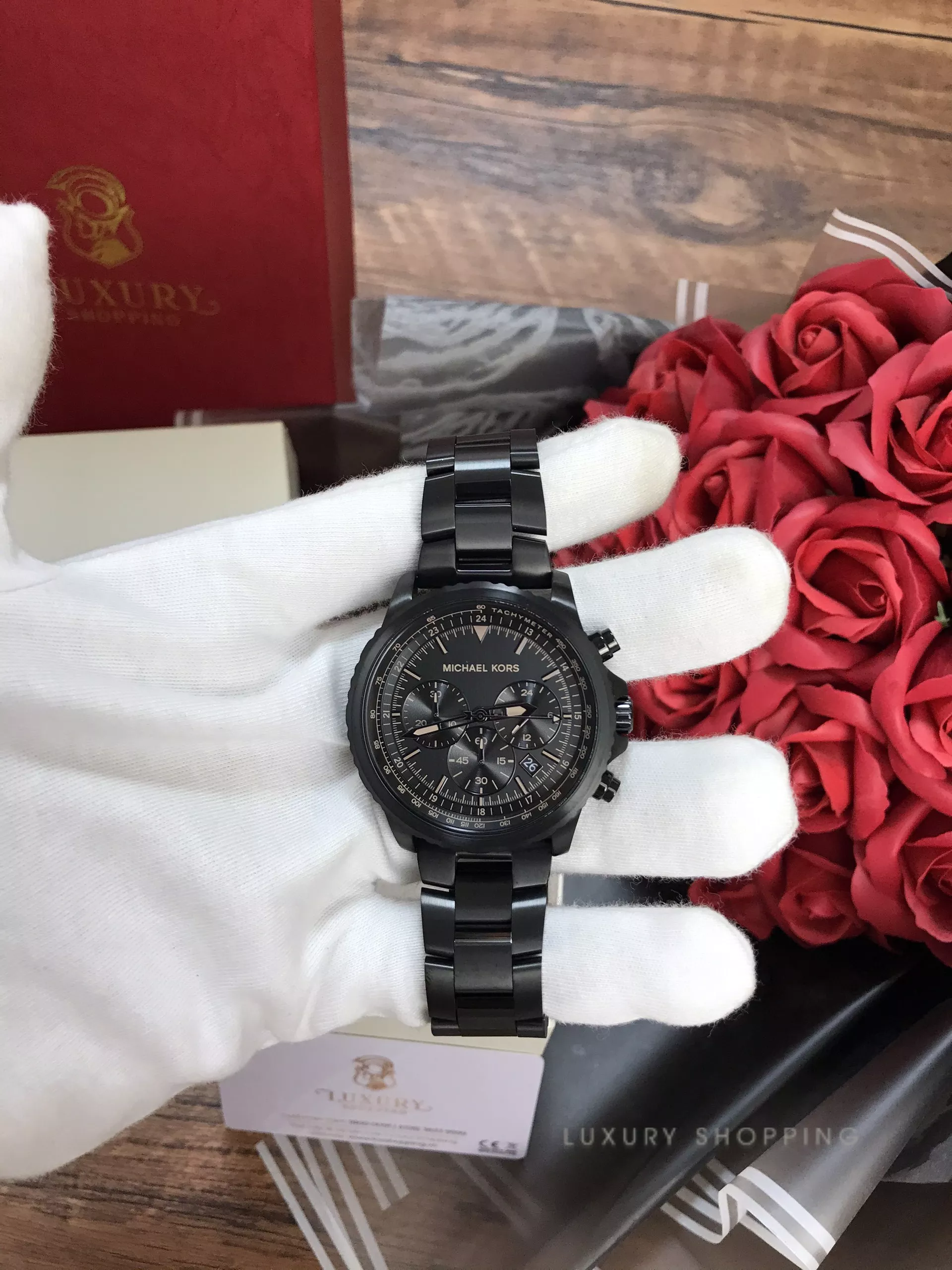 Michael Kors Cortlandt Black Watch 42mm  