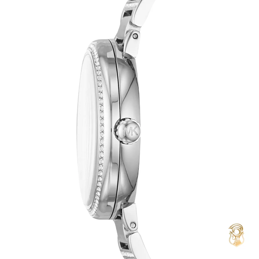 Michael Kors Courtney Silver Watch 36mm