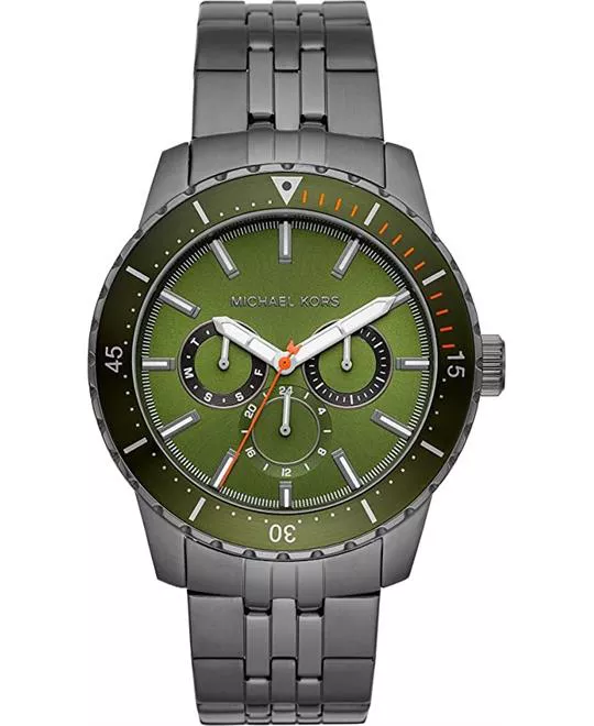 Michael Kors Cunningham Gunmetal Watch 44mm