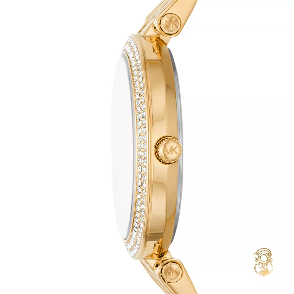 Michael Kors Darci Pavé Gold-Tone Watch 34mm