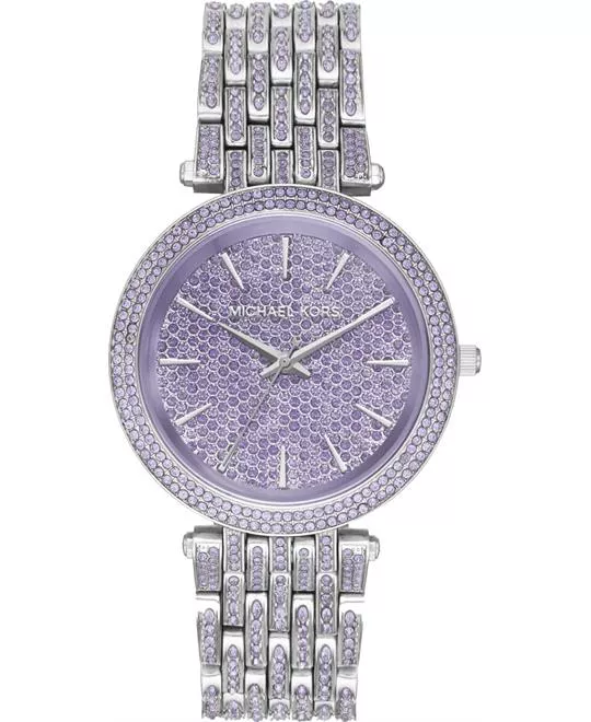 Michael Kors Darci Pavé Silver-Tone Watch 39mm