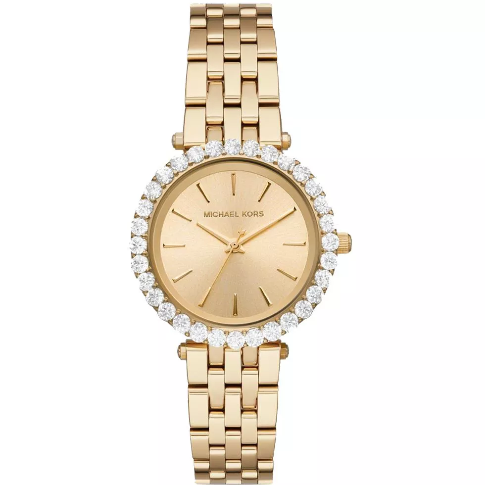 Michael Kors Darci Gold Tone Watch 34mm 