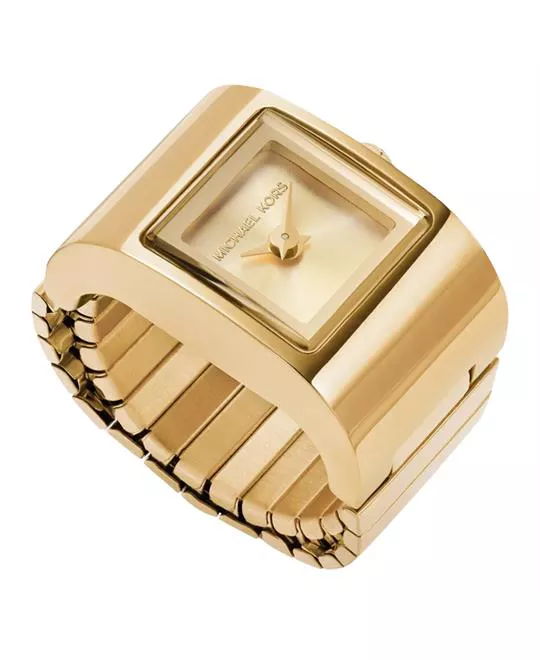 Michael Kors Darrington Gold-Tone Ring Watch 12.5mm