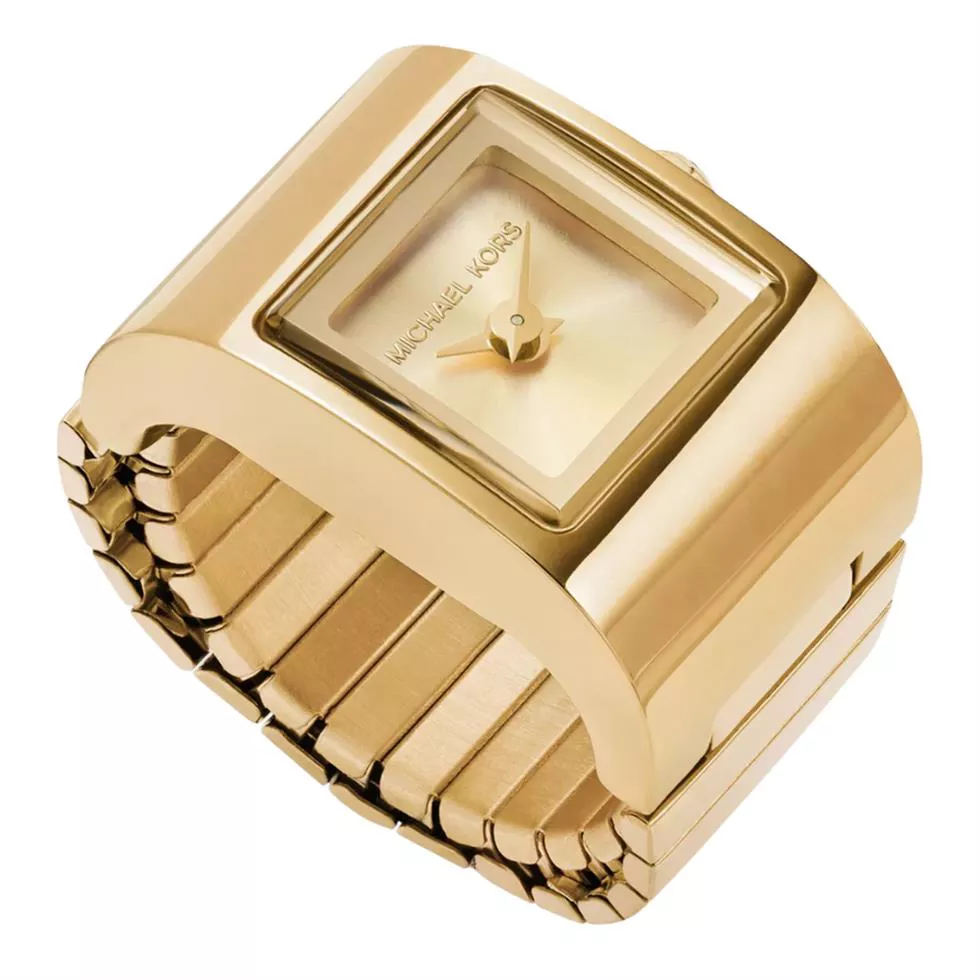 Michael Kors Darrington Gold-Tone Ring Watch 12.5mm