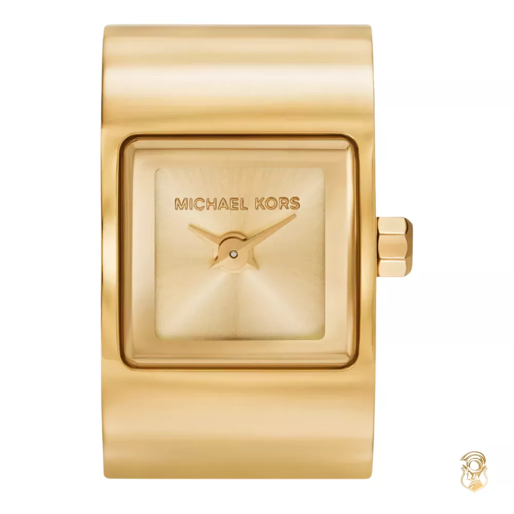 Michael Kors Darrington Gold-Tone Ring Watch 12.5mm