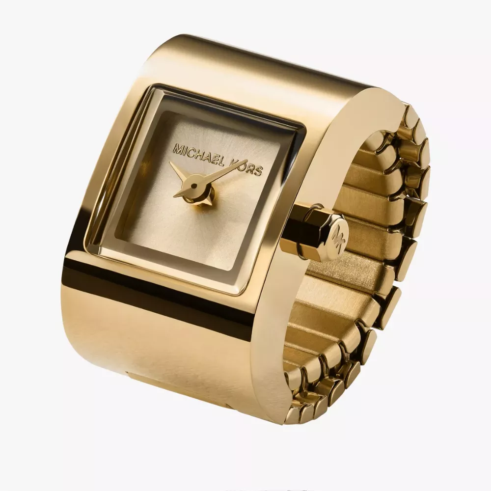 Michael Kors Darrington Gold-Tone Ring Watch 12.5mm