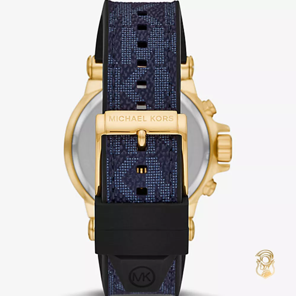 Michael Kors Dylan Admiral Blue PVC Watch 48mm