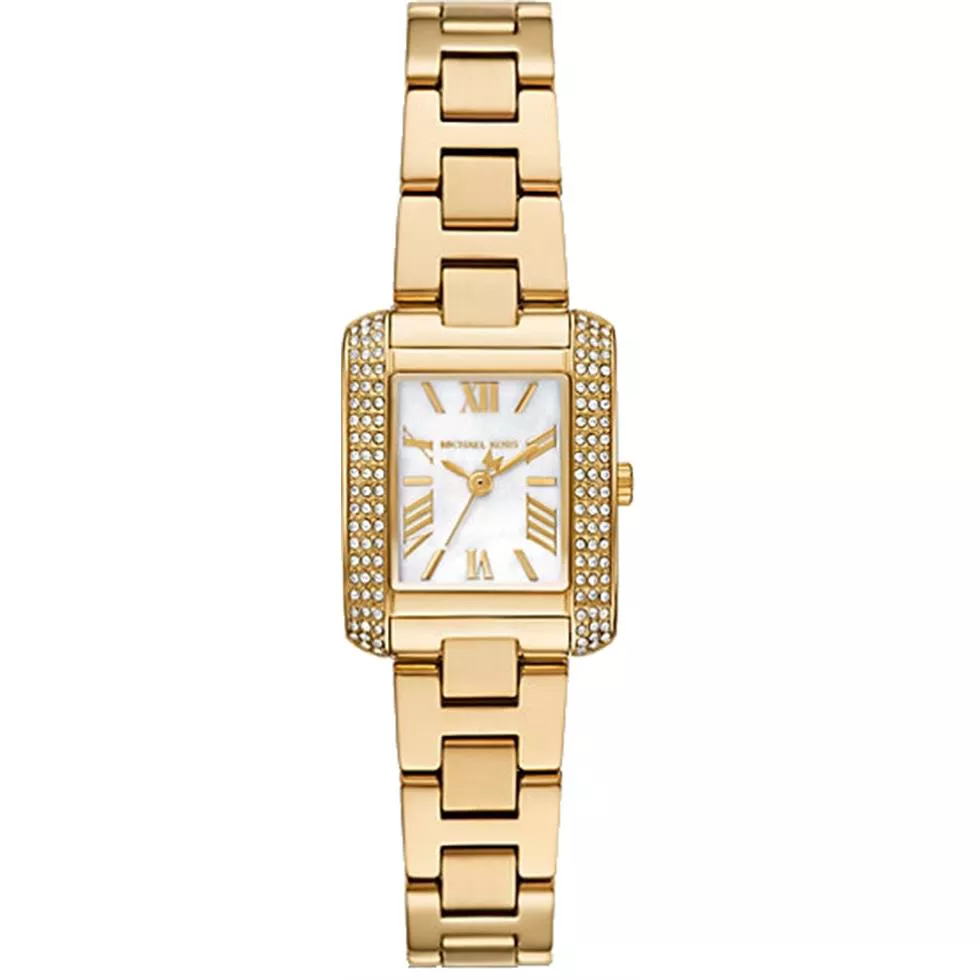 Michael Kors Emery Gold Tone Pavé Watch 29mm