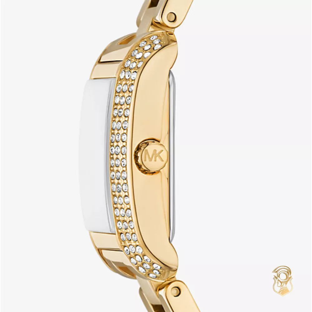 Michael Kors Emery Gold Tone Pavé Watch 29mm