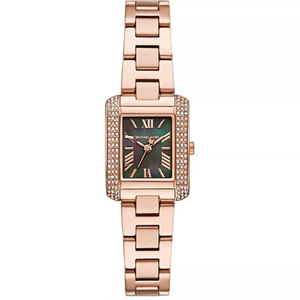 Michael Kors Emery Rose Gold Tone Pavé Watch 29mm