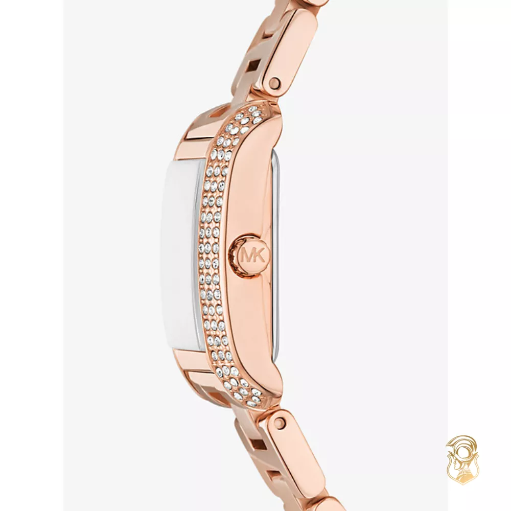 Michael Kors Emery Rose Gold Tone Pavé Watch 29mm