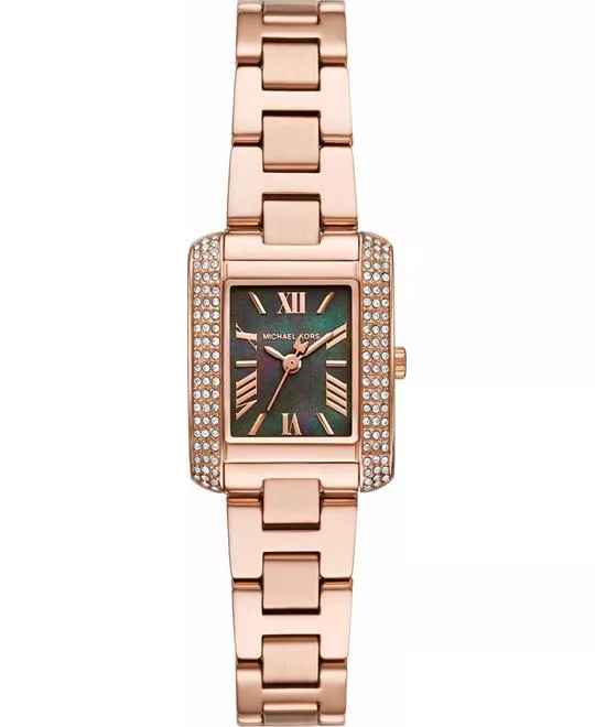 Michael Kors Emery Rose Gold Tone Pavé Watch 29mm