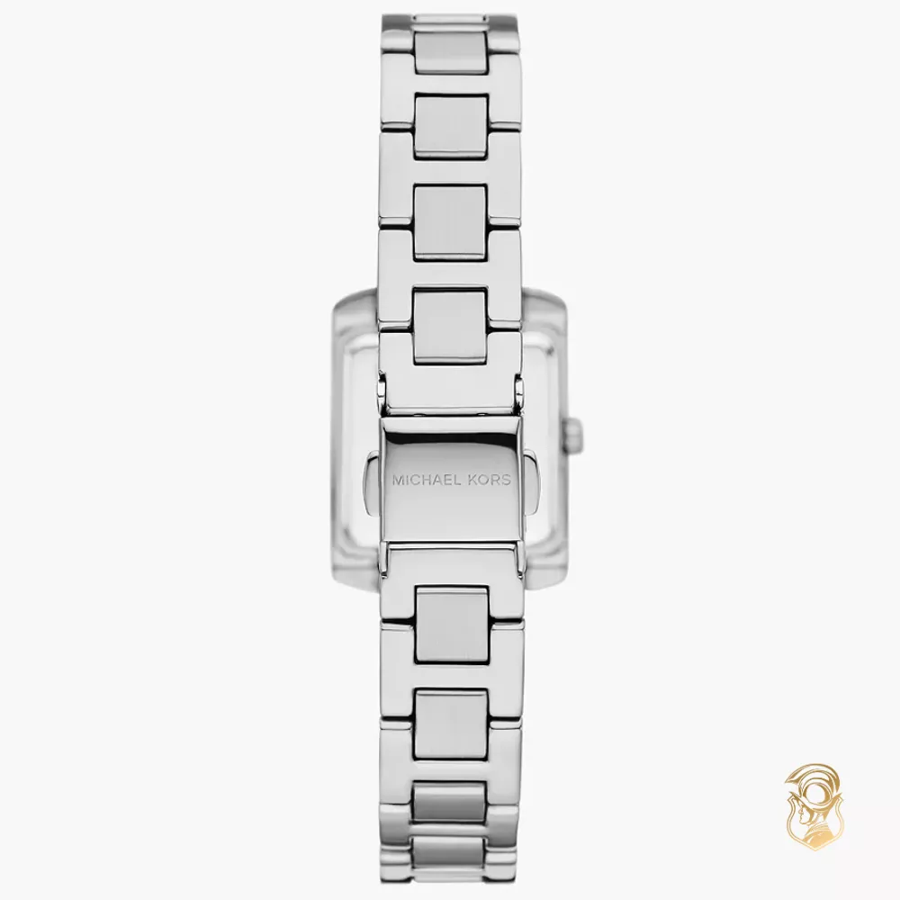 Michael Kors Emery Silver Watch Set 22mm