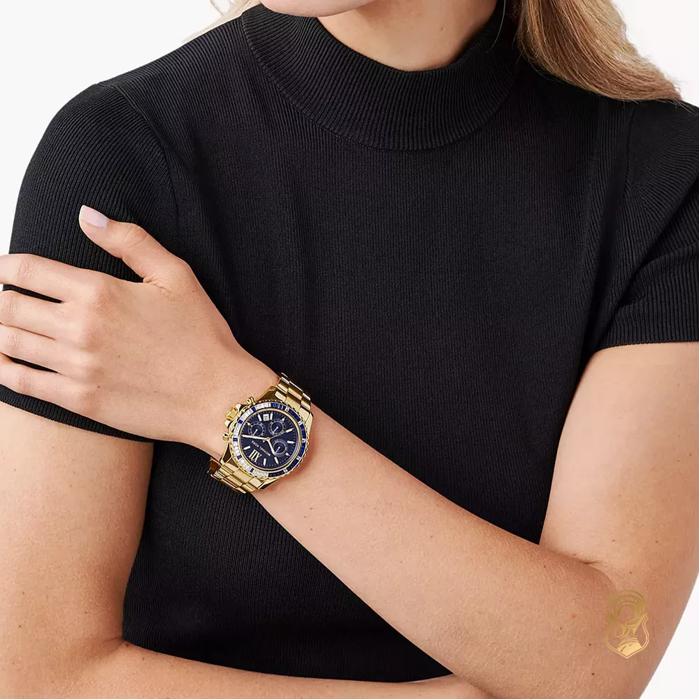 Michael Kors Everest Blue Tone Watch 42mm