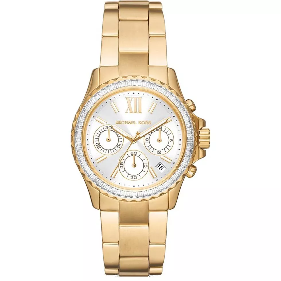Michael Kors Everest Chronograph Gold-Tone Watch 36MM