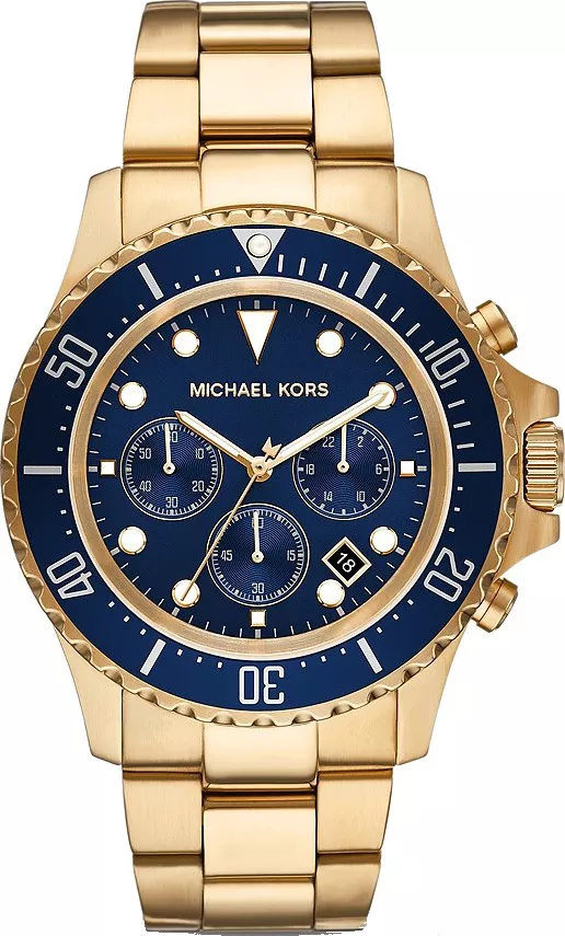 MSP: 100365 Michael Kors Everest Chronograph Gold-Tone Watch 45mm 7,382,000