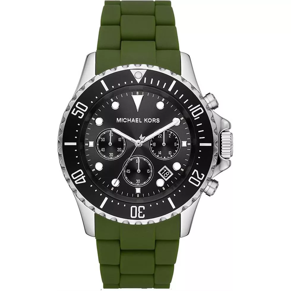 Michael Kors Everest Chronograph Green Watch 45mm