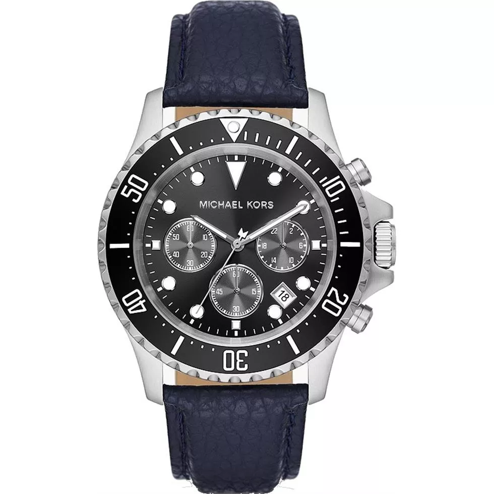 Michael Kors Everest Blue Watch 45mm