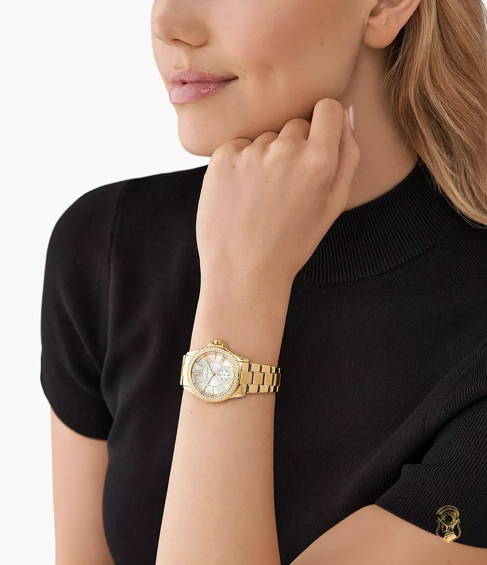 Michael Kors Everest Three-Hand Gold-Tone Watch 33mm