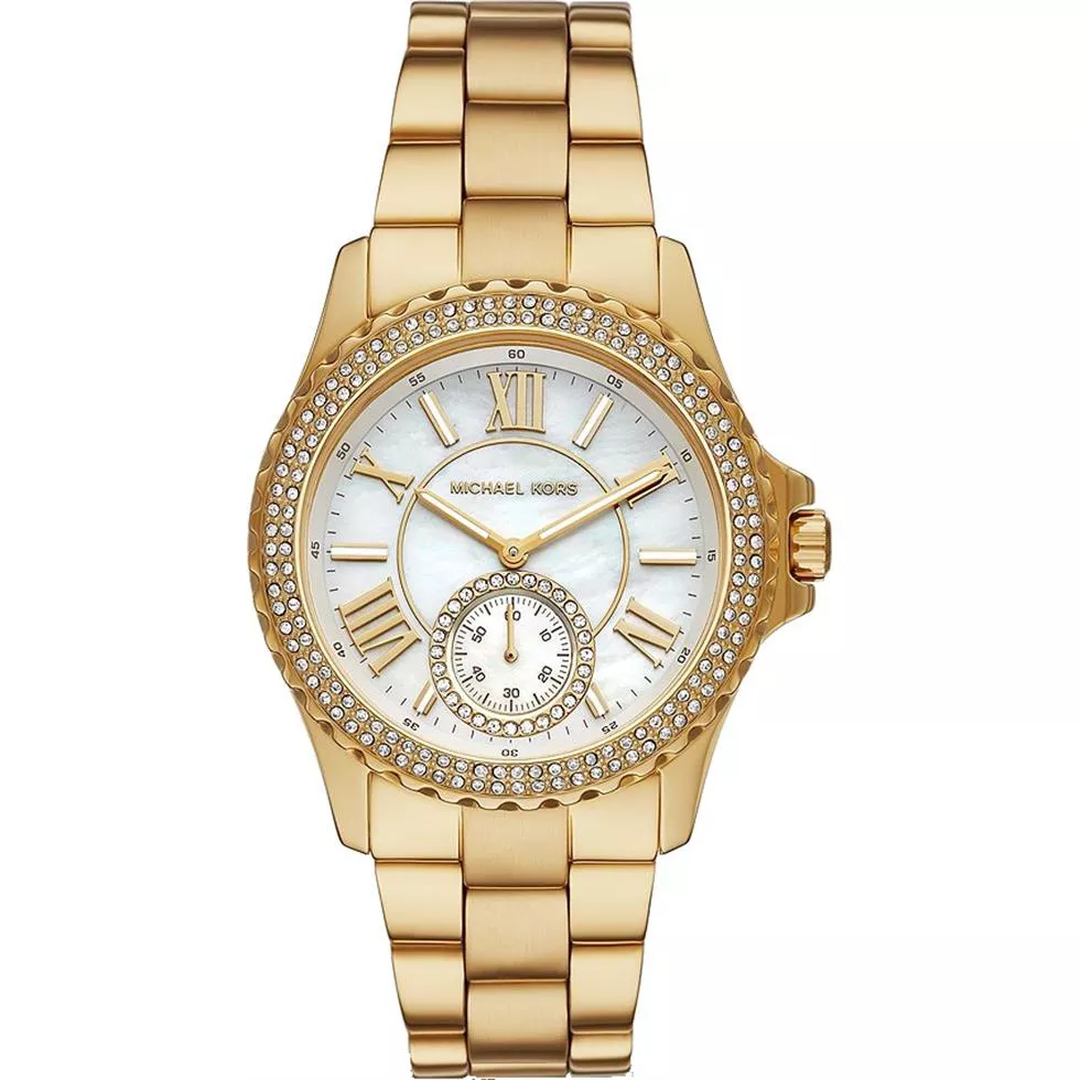 Michael Kors Everest Gold Tone Watch 40mm