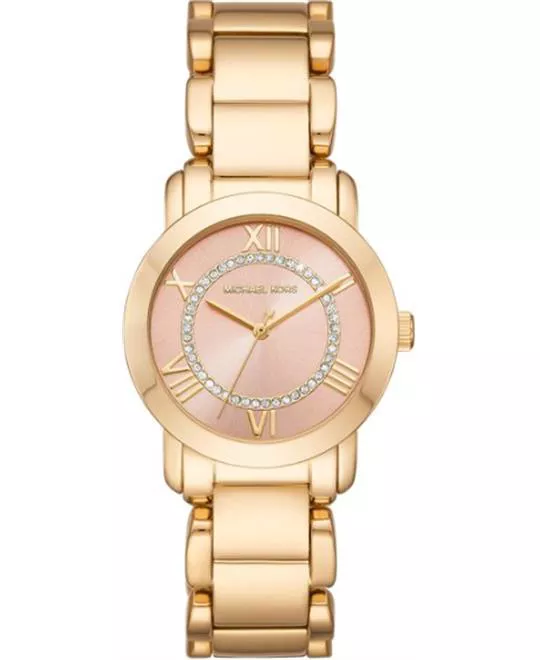 Michael Kors Face Gold-Tone Watch 33mm