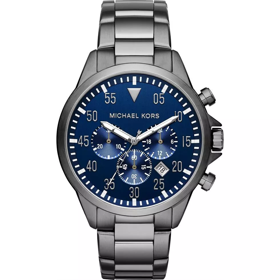 Michael Kors Gage Blue Watch 45mm